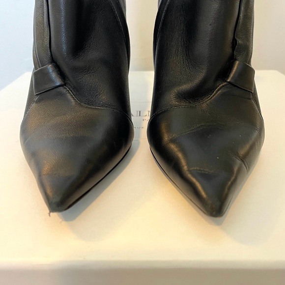 Balmain Pleated Fan Booties - Picture 7 of 14